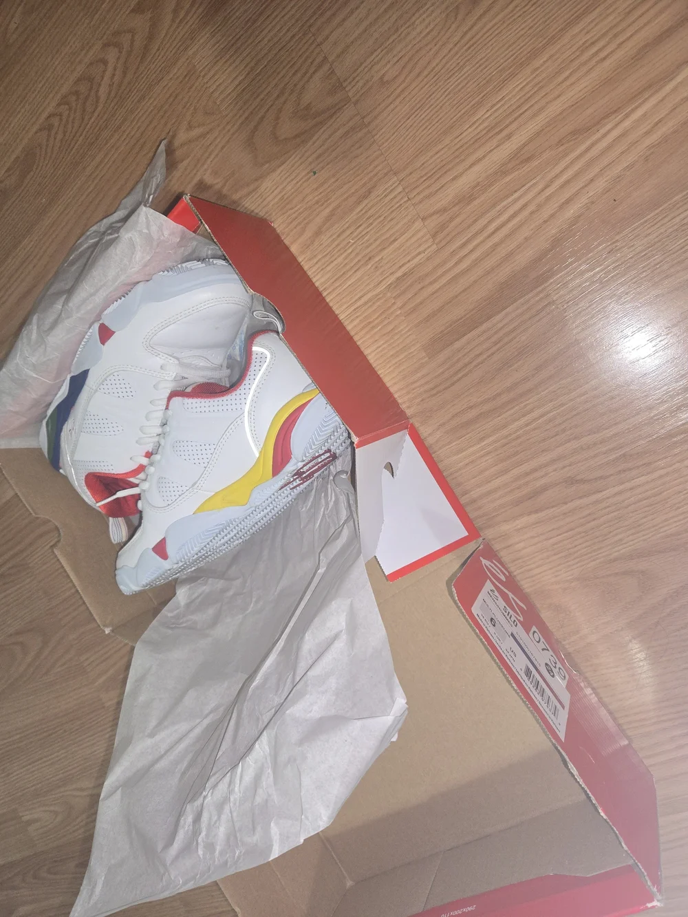 éS Silo shoes White Red Blue Yellow